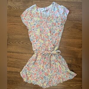 Ann Taylor Loft Floral Romper